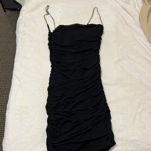 Black fashion nova mini dress size large